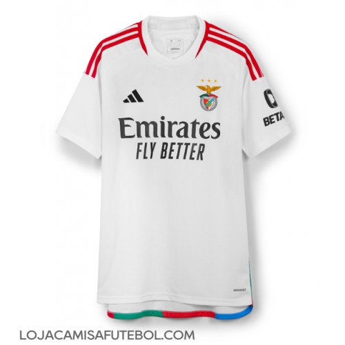 Camisa de Futebol Benfica Equipamento Alternativo 2023-24 Manga Curta